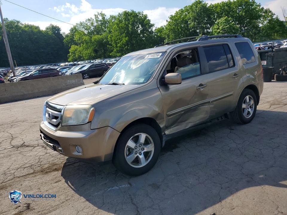 2009 HONDA PILOT EXL – Lot 57168256 auction photo