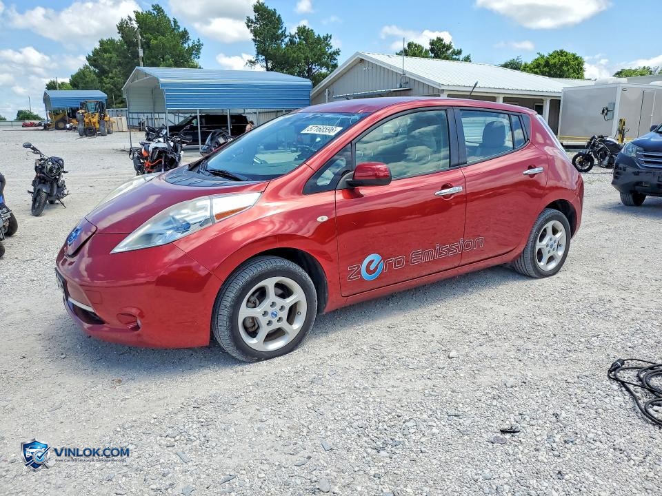 2011 NISSAN LEAF SV – Lot 57168596 auction photo