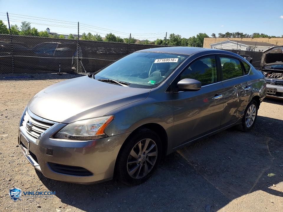2015 NISSAN SENTRA SV – Lot 57169516 auction photo