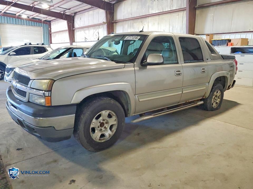 2005 CHEVROLET AVALANCHE K1500 – Lot 57171316 auction photo