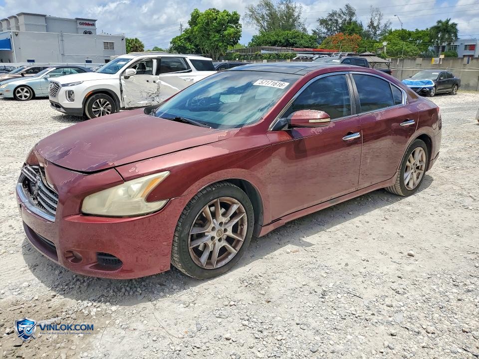 2010 NISSAN MAXIMA 3.5 S – Lot 57171616 auction photo