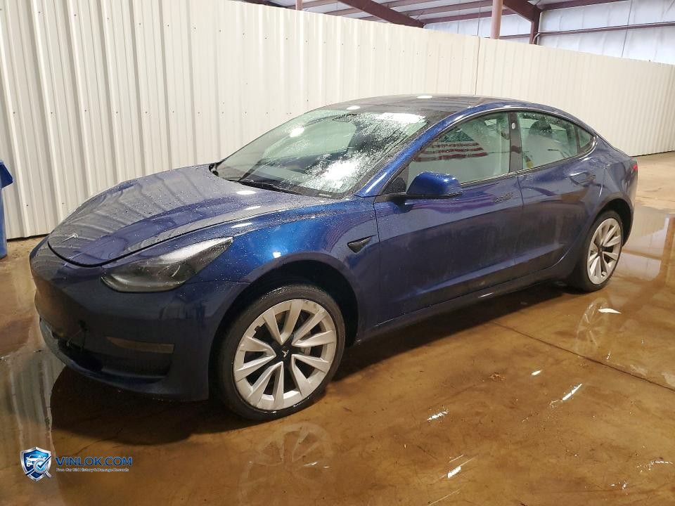 2022 TESLA MODEL 3 – Lot 57172416 auction photo