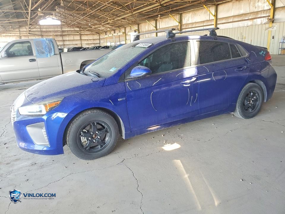 2019 HYUNDAI IONIQ HYBRID BLUE – Lot 57174566 auction photo