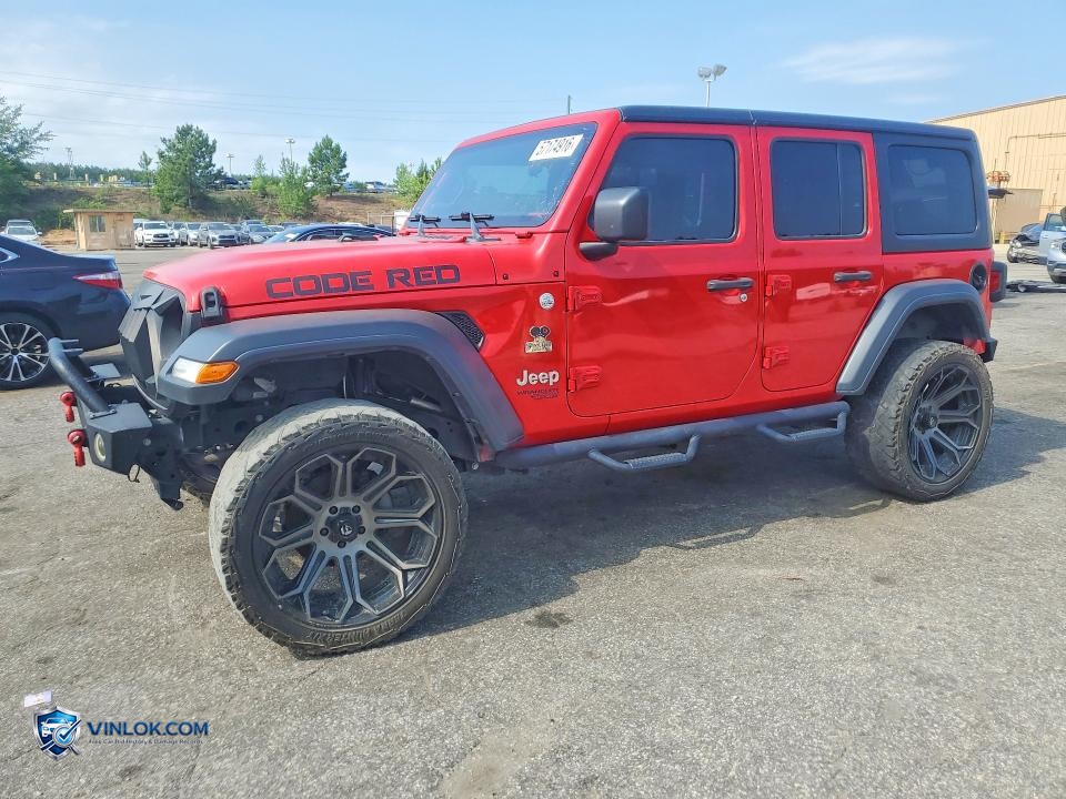 2019 JEEP WRANGLER UNLIMITED SPORT – Lot 57174916 auction photo