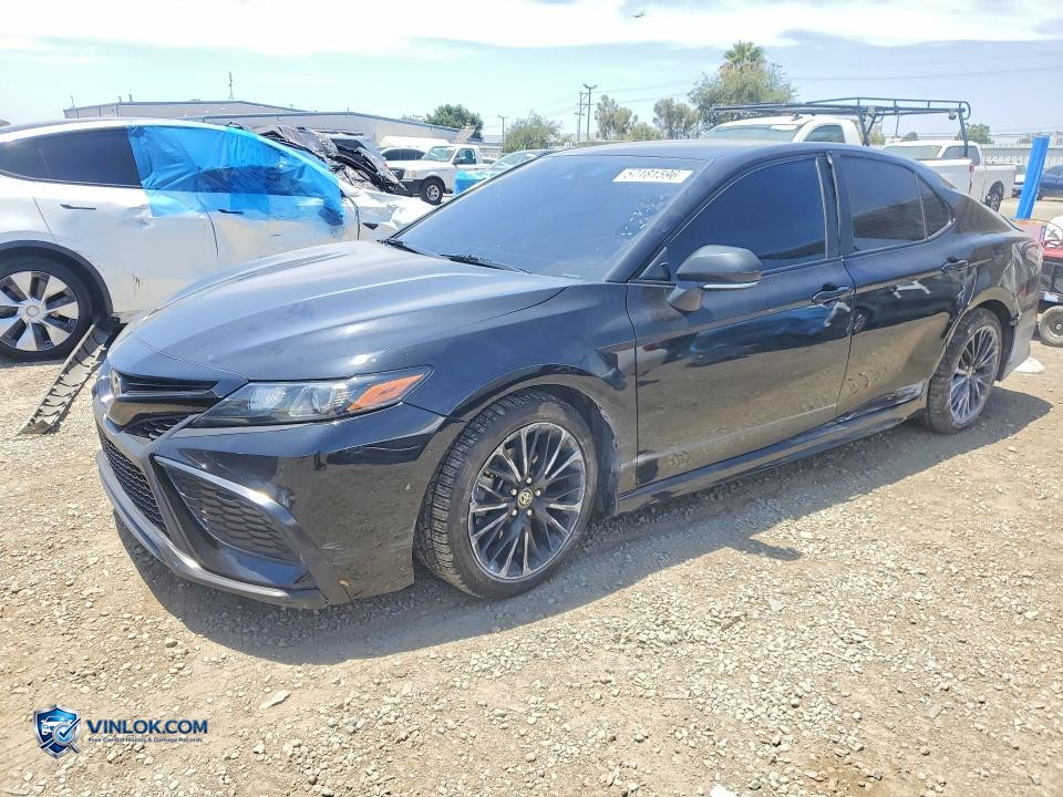 2021 TOYOTA CAMRY SE NIGHTSHADE – Lot 57181596 auction photo