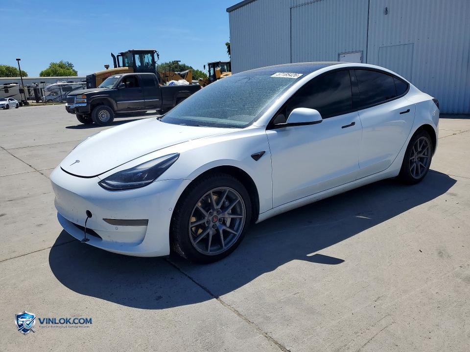 2022 TESLA MODEL 3 – Lot 57185426 auction photo