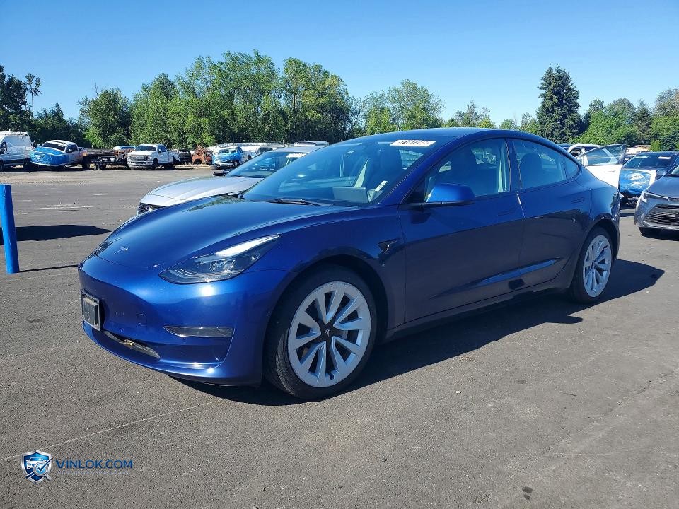 2022 TESLA MODEL 3 – Lot 57187246 auction photo
