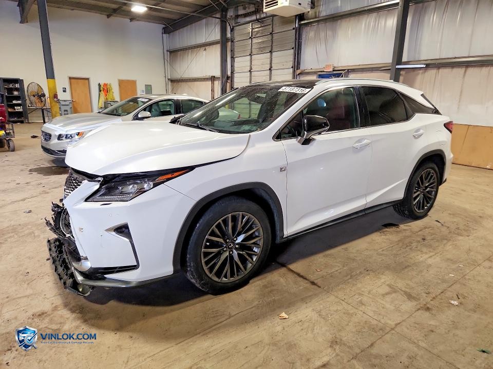 2017 LEXUS RX 350 F SPORT – Lot 57187316 auction photo