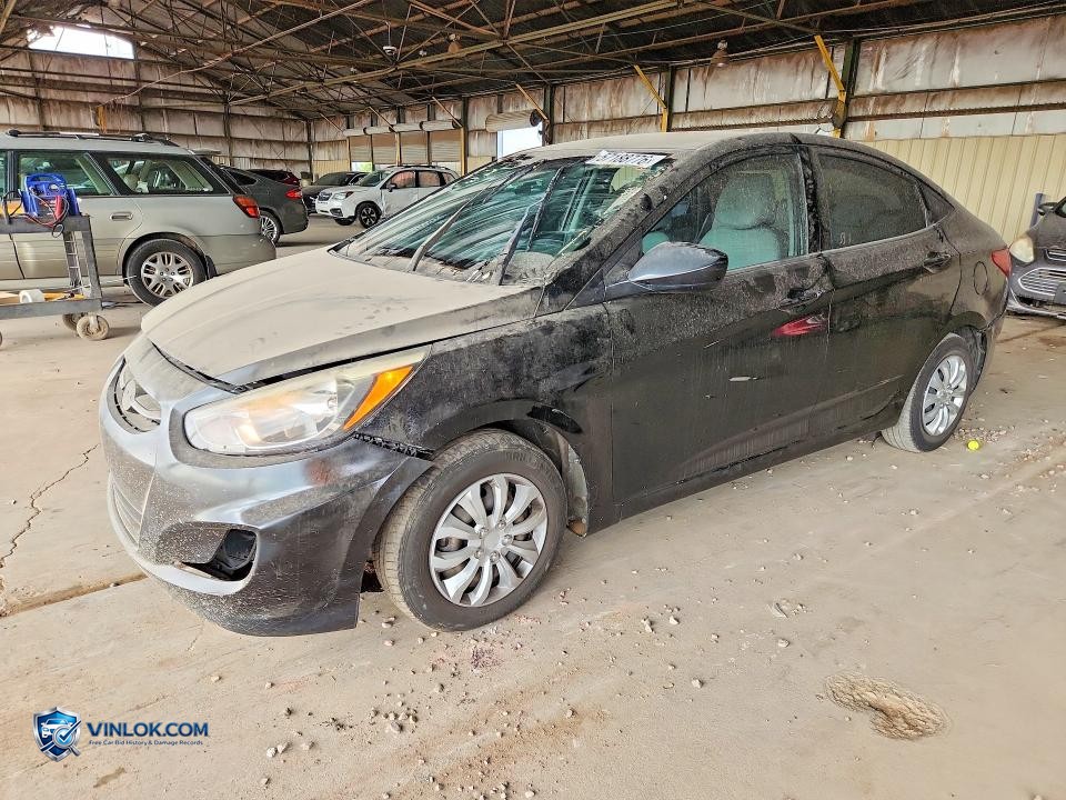 2015 HYUNDAI ACCENT GLS – Lot 57188776 auction photo