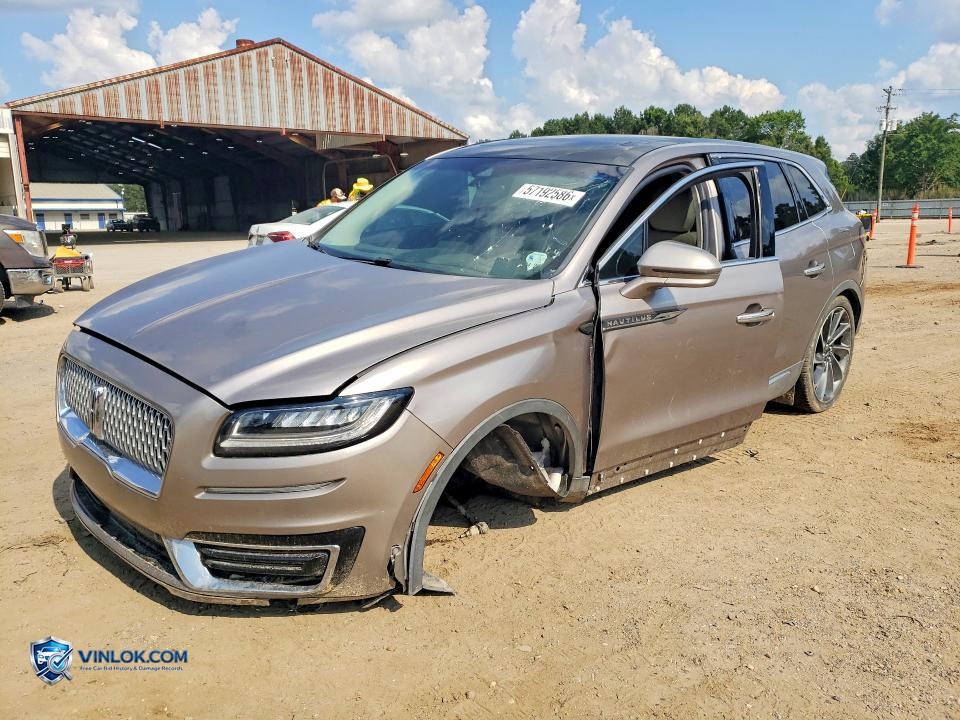 2020 LINCOLN NAUTILUS RESERVE – Lot 57192586 auction photo