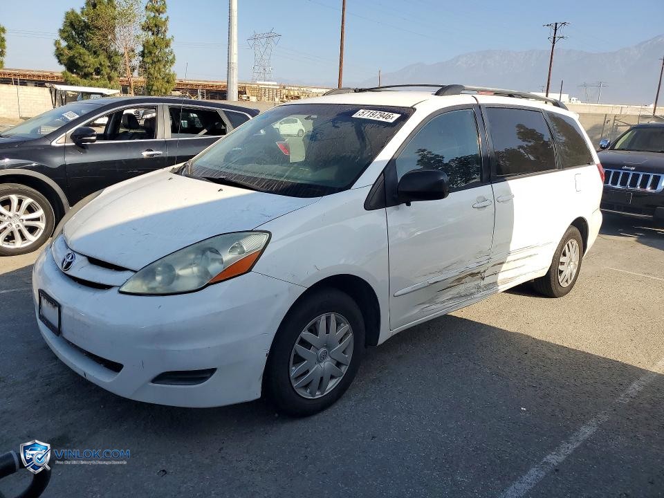 2006 TOYOTA SIENNA CE 7 PASSENGER – Lot 57197946 auction photo