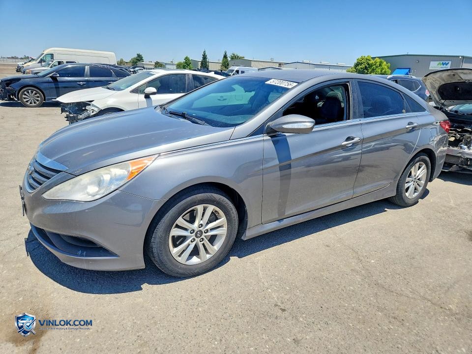 2014 HYUNDAI SONATA GLS – Lot 57200756 auction photo
