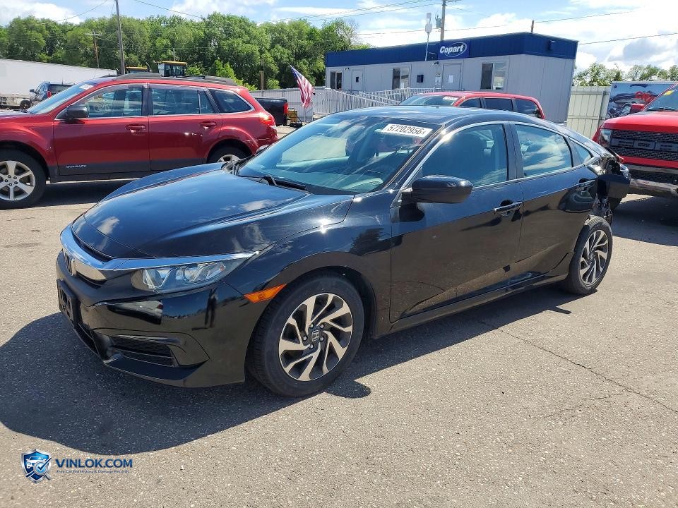 2018 HONDA CIVIC EX – Lot 57202956 auction photo