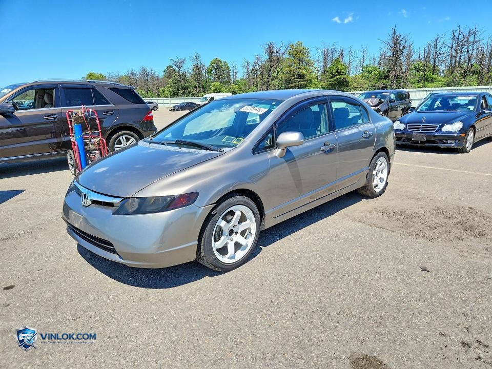 2007 HONDA CIVIC LX – Lot 57203846 auction photo