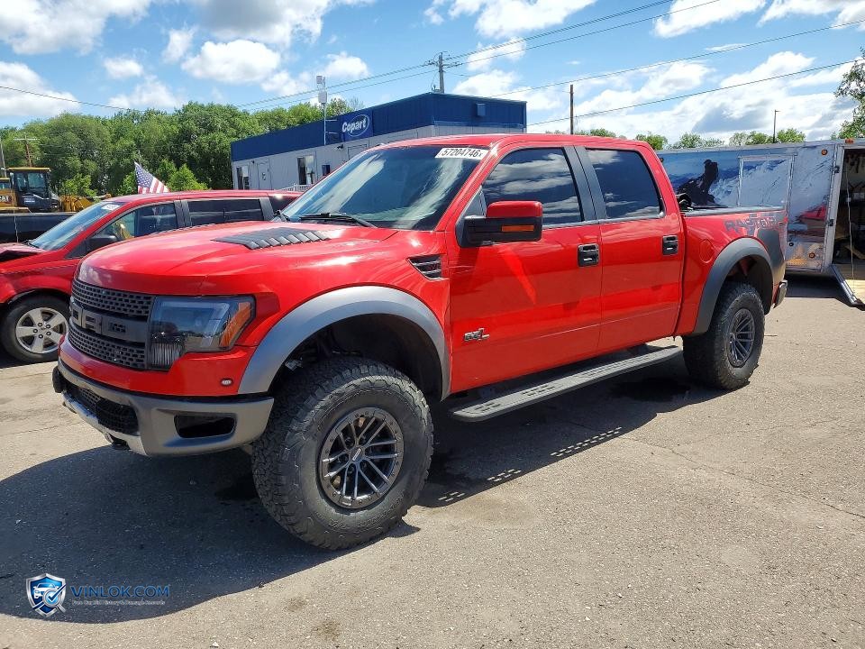 2013 FORD F150 SVT RAPTOR – Lot 57204746 auction photo