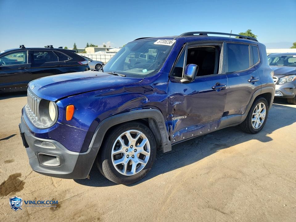 2018 JEEP RENEGADE LATITUDE – Lot 57205236 auction photo