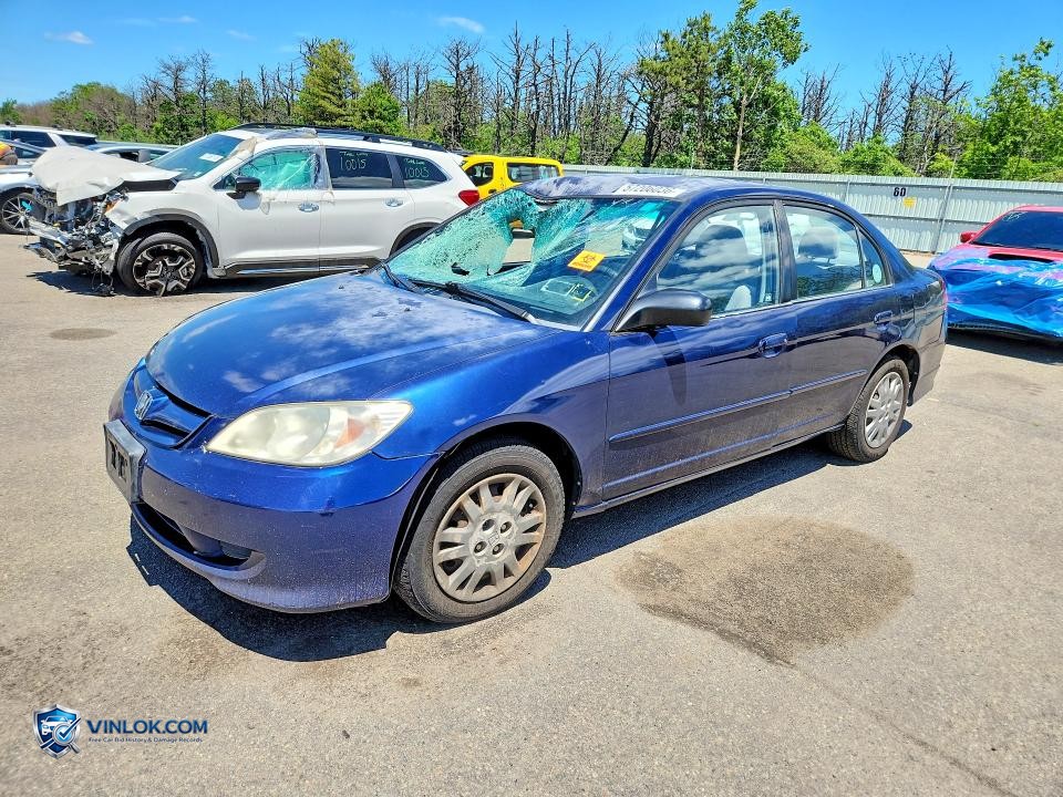 2005 HONDA CIVIC LX – Lot 57206036 auction photo