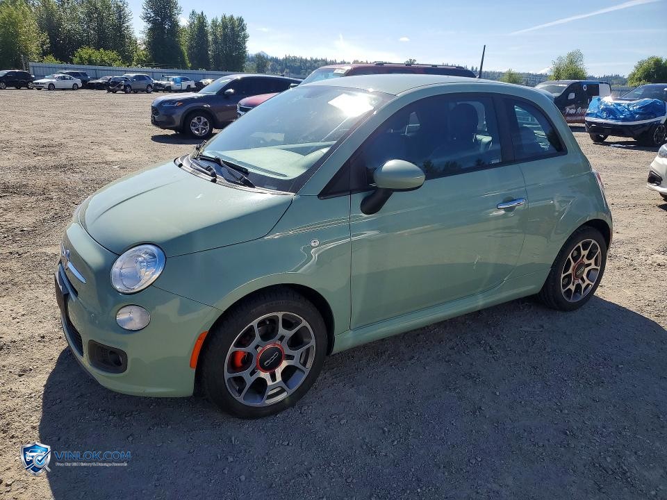 2012 FIAT 500 SPORT – Lot 57212906 auction photo