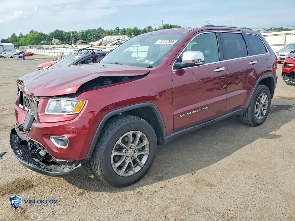 2016 JEEP GRAND CHEROKEE LIMITED – Lot 57212956 auction photo