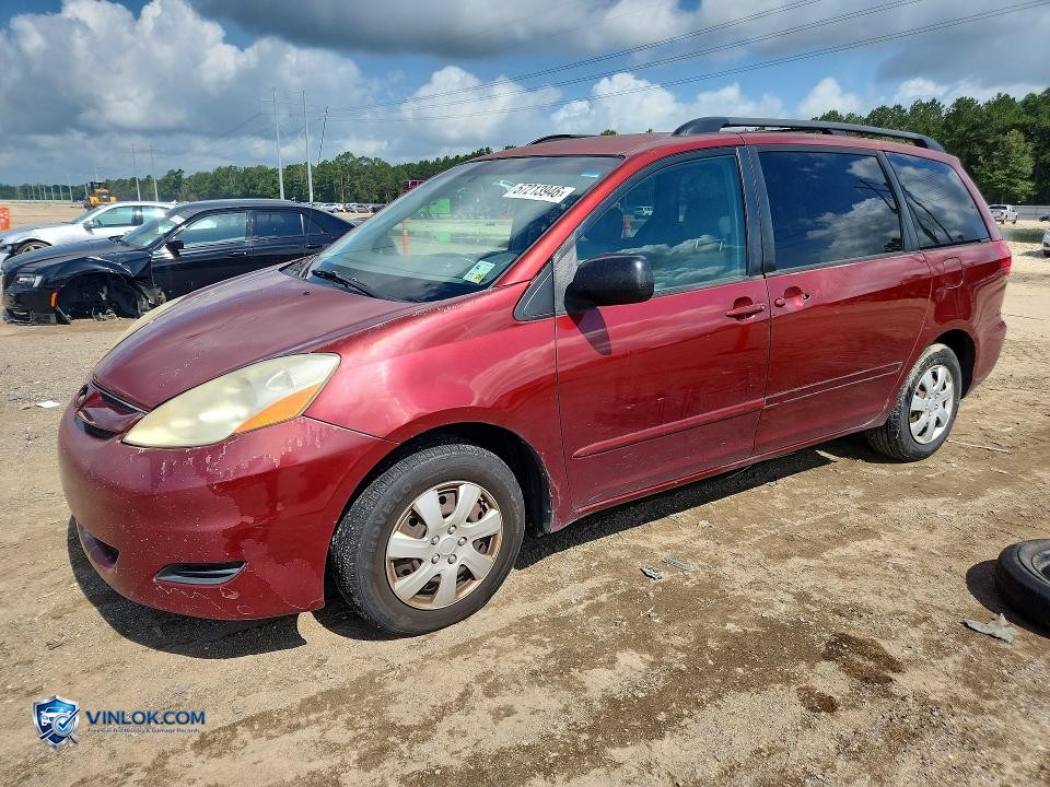 2008 TOYOTA SIENNA LE 8-PASSENGER – Lot 57213946 auction photo