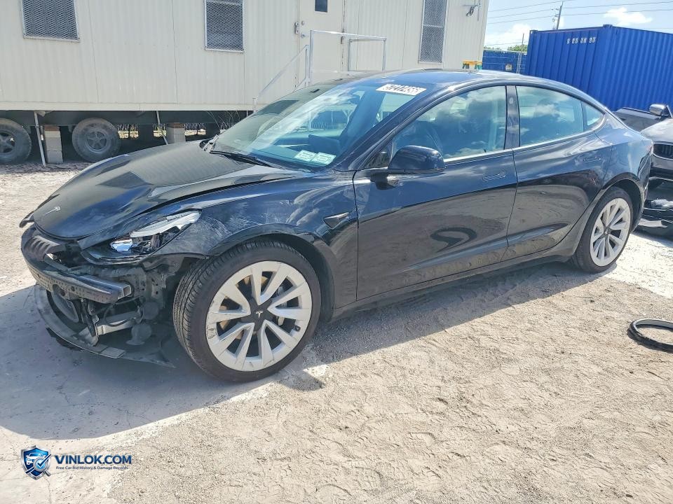 2022 TESLA MODEL 3 – Lot 57217456 auction photo