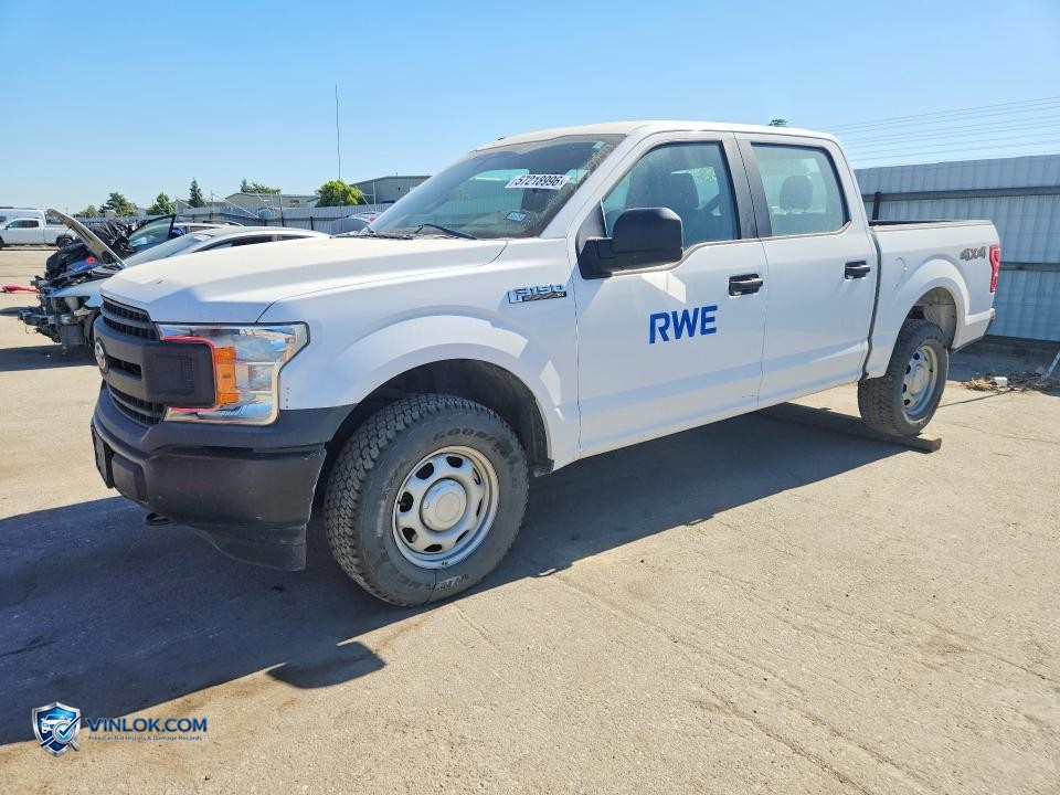 2019 FORD F150 SUPERCREW – Lot 57218996 auction photo