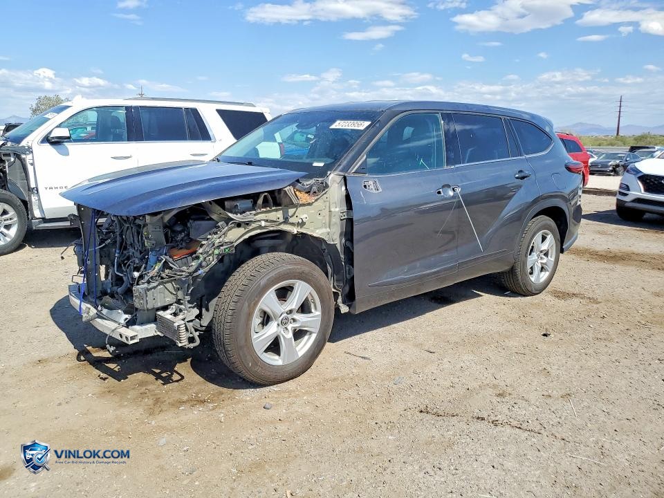 2022 TOYOTA HIGHLANDER HYBRID LE – Lot 57233956 auction photo