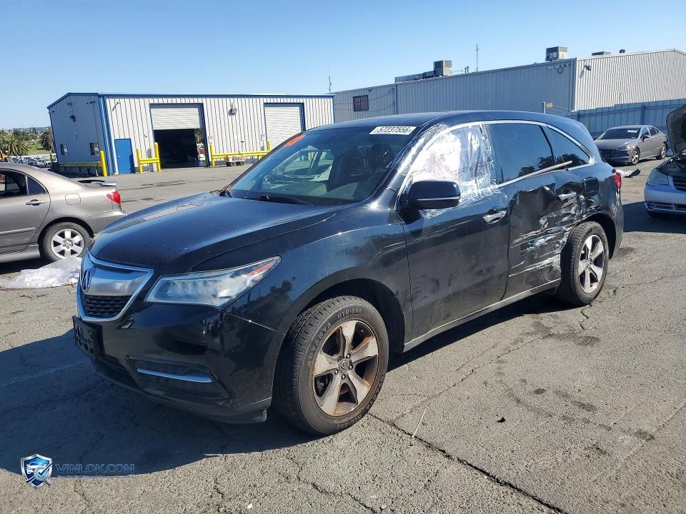 2014 ACURA MDX – Lot 57237556 auction photo