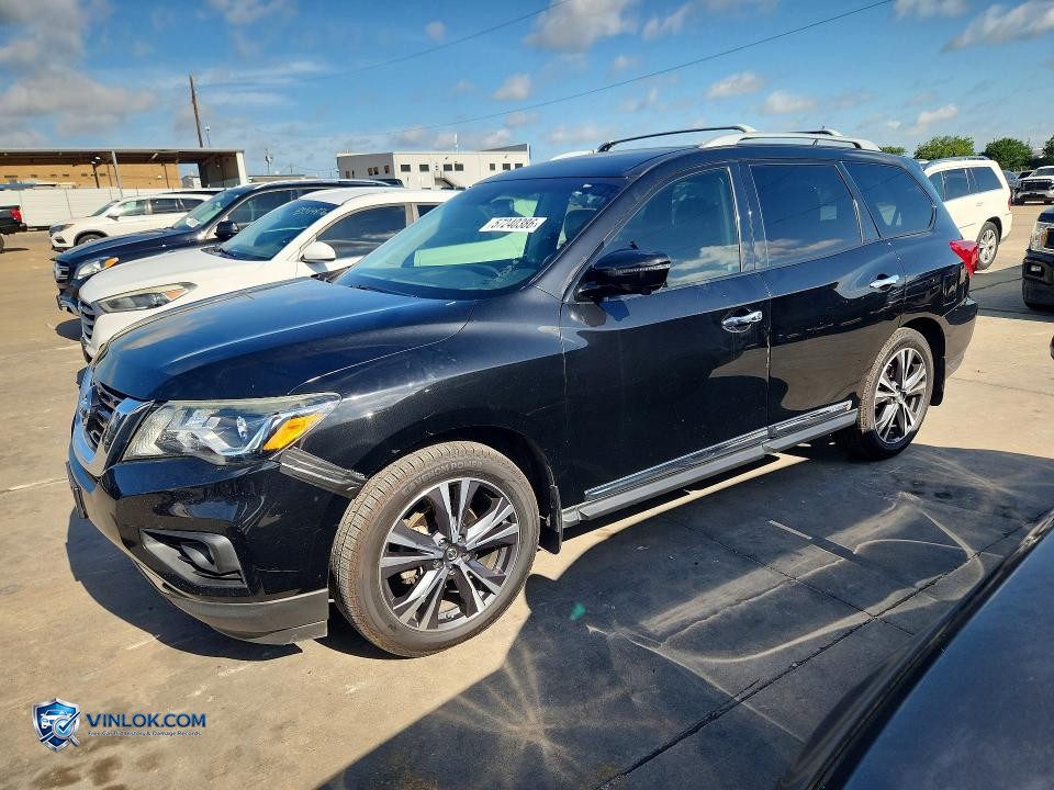 2017 NISSAN PATHFINDER PLATINUM – Lot 57240386 auction photo