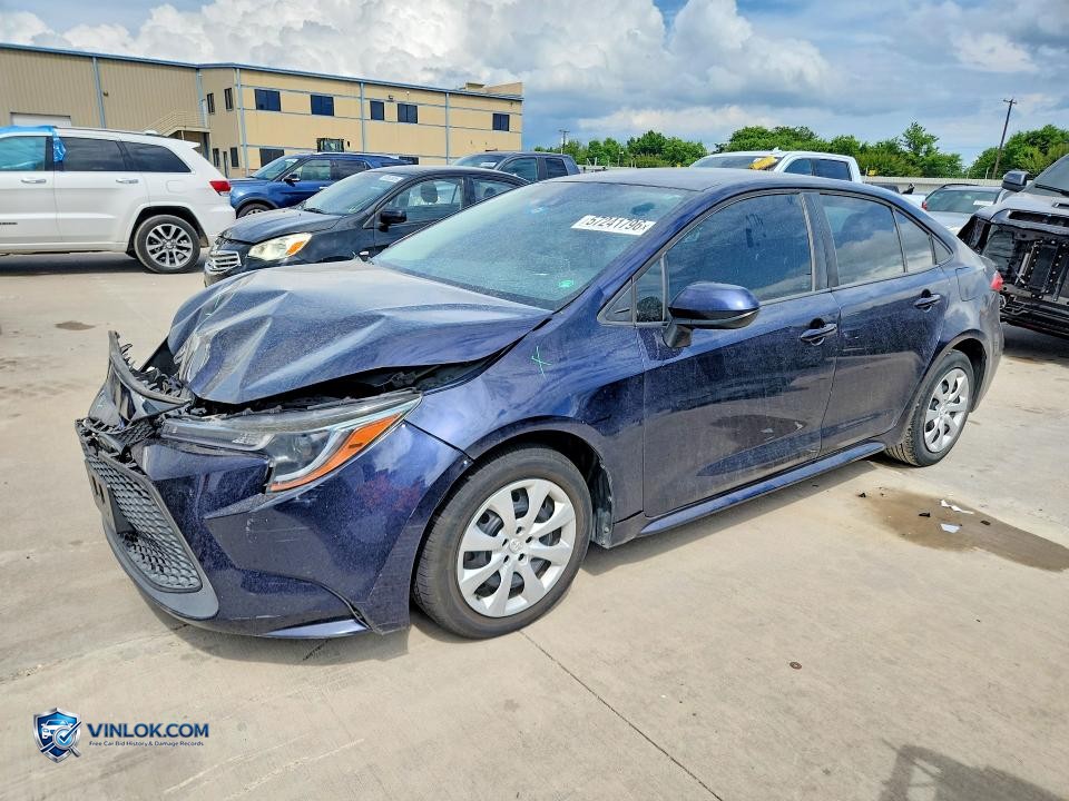 2020 TOYOTA COROLLA LE – Lot 57241796 auction photo