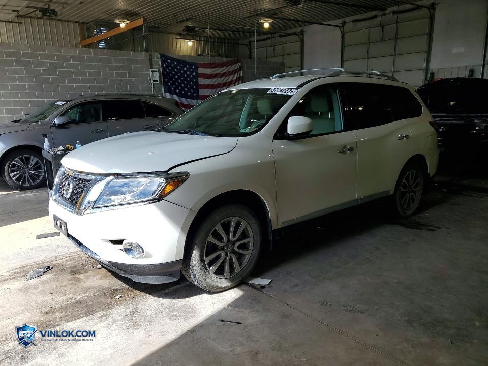 2016 NISSAN PATHFINDER SL – Lot 57242626 auction photo