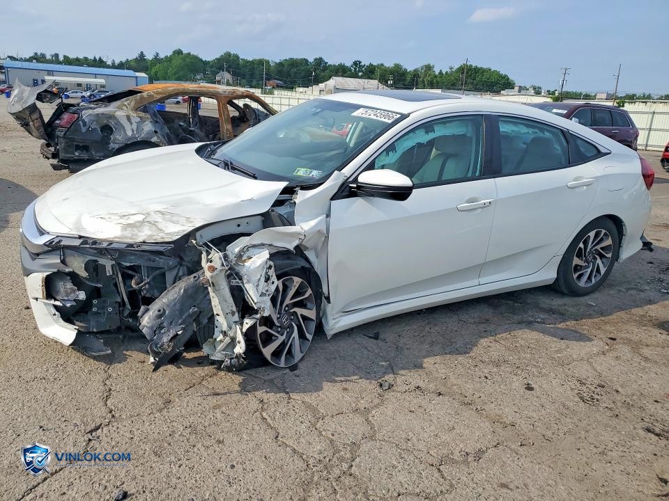2016 HONDA CIVIC EX – Lot 57245966 auction photo
