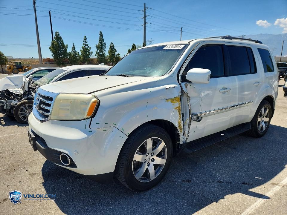 2013 HONDA PILOT TOURING – Lot 57249566 auction photo