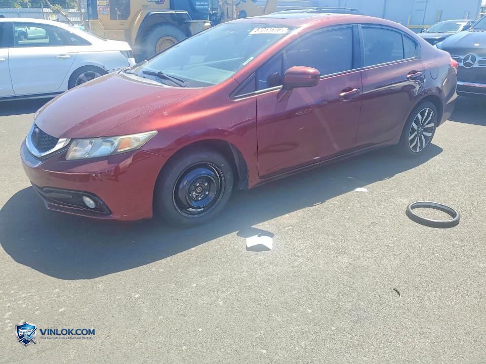 2014 HONDA CIVIC EXL – Lot 57251676 auction photo