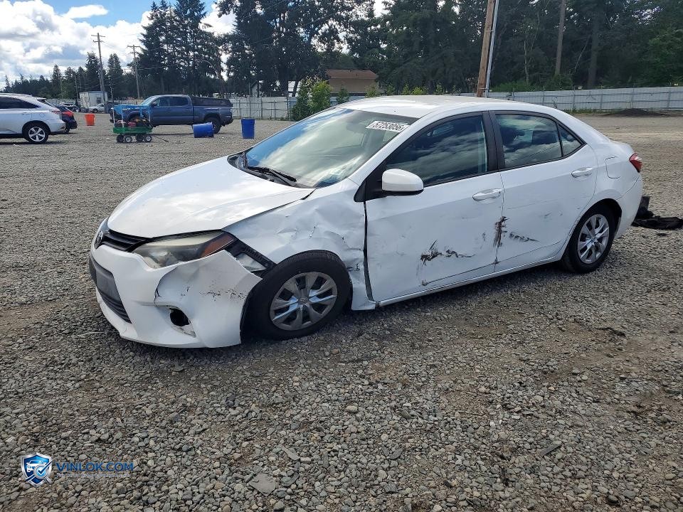 2016 TOYOTA COROLLA L – Lot 57253056 auction photo