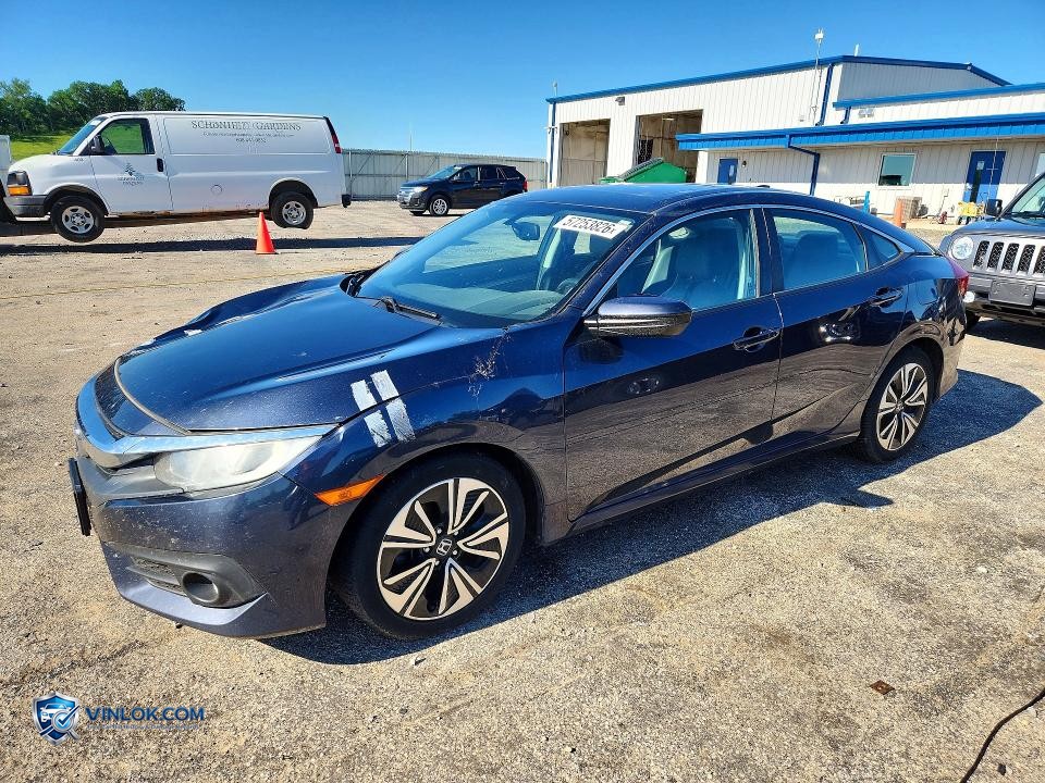 2016 HONDA CIVIC EXL – Lot 57253826 auction photo