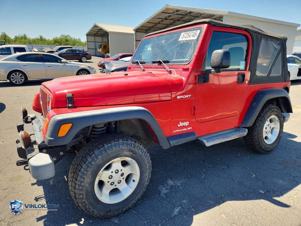 2003 JEEP WRANGLER / TJ SPORT – Lot 57254746 auction photo
