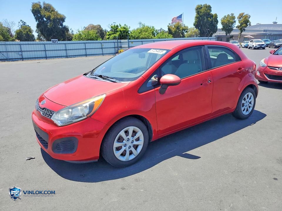 2012 KIA RIO LX – Lot 57254826 auction photo