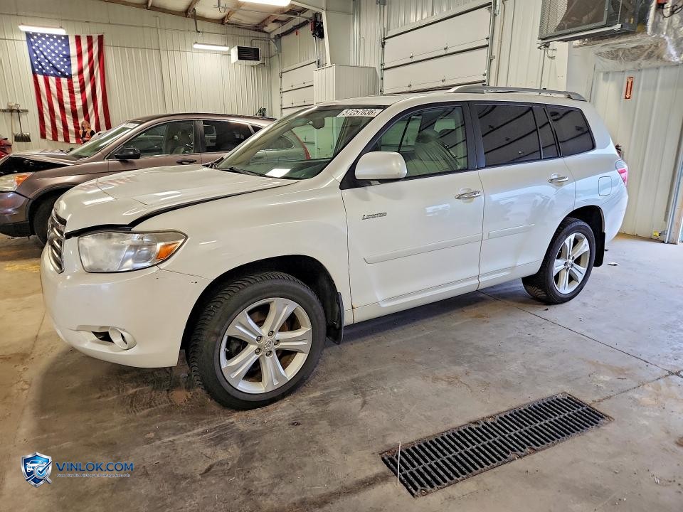 2010 TOYOTA HIGHLANDER LIMITED – Lot 57257036 auction photo