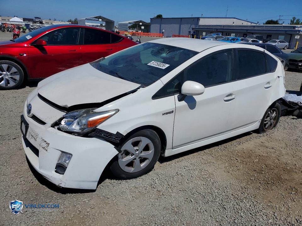 2011 TOYOTA PRIUS FOUR – Lot 57258026 auction photo