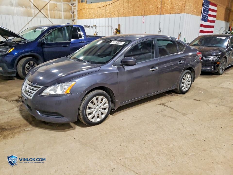 2013 NISSAN SENTRA S – Lot 57259086 auction photo