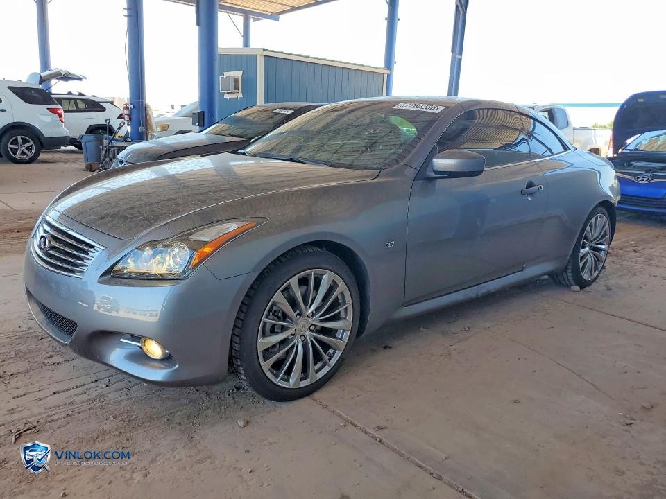 2015 INFINITI Q60 CONVERTIBLE BASE – Lot 57260286 auction photo