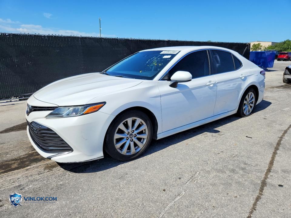 2018 TOYOTA CAMRY LE – Lot 57261396 auction photo