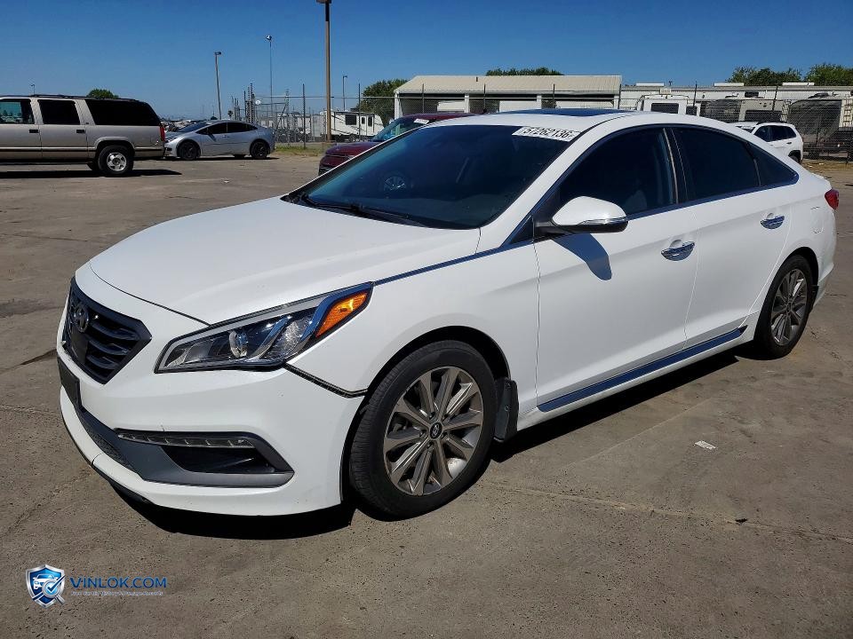 2017 HYUNDAI SONATA LIMITED – Lot 57262136 auction photo