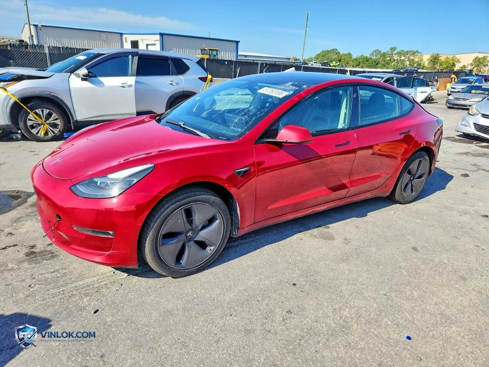 2021 TESLA MODEL 3 – Lot 57263196 auction photo