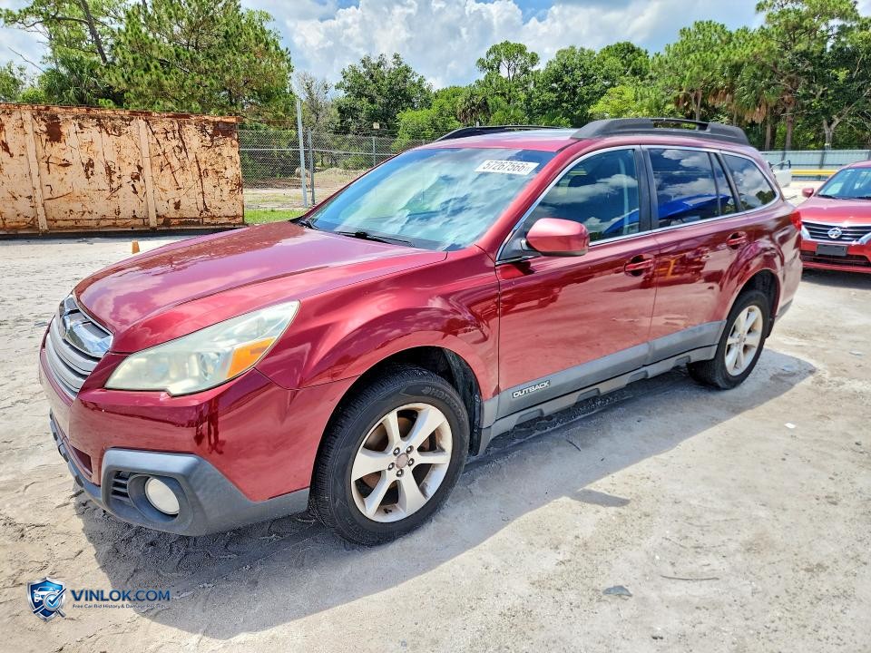 2013 SUBARU OUTBACK 2.5I PREMIUM – Lot 57267566 auction photo