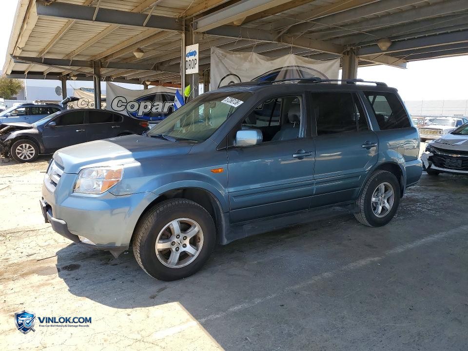2008 HONDA PILOT EXL – Lot 57268136 auction photo