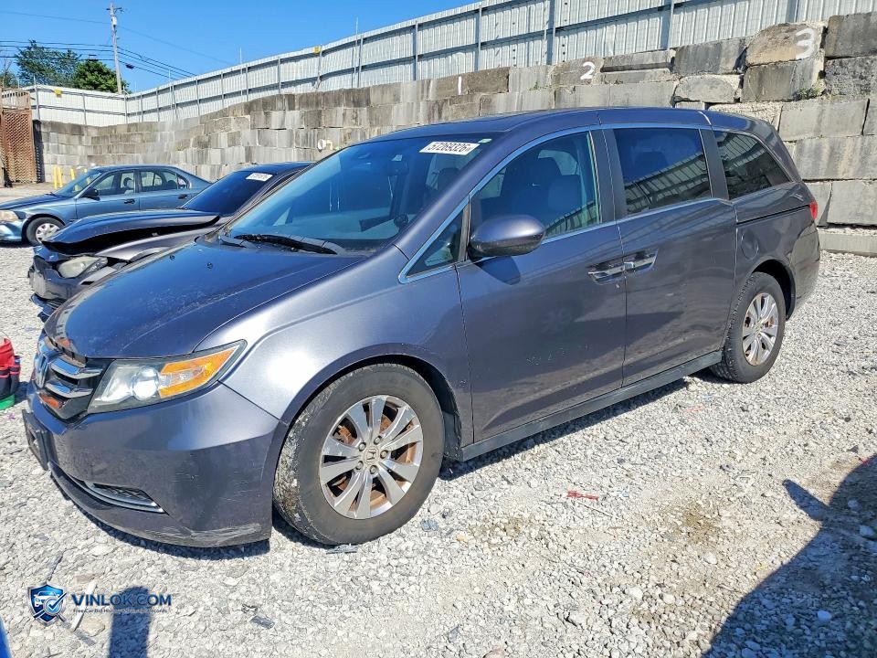 2014 HONDA ODYSSEY EXL – Lot 57269326 auction photo