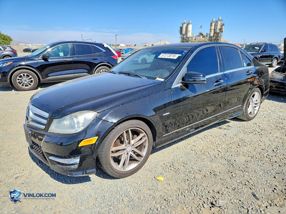 2012 MERCEDES-BENZ C 250 – Lot 57273016 auction photo