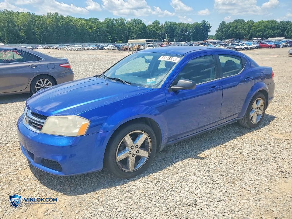 2013 DODGE AVENGER SE – Lot 57273336 auction photo
